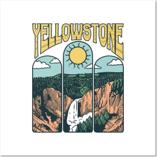 yellow stone Posters and Art